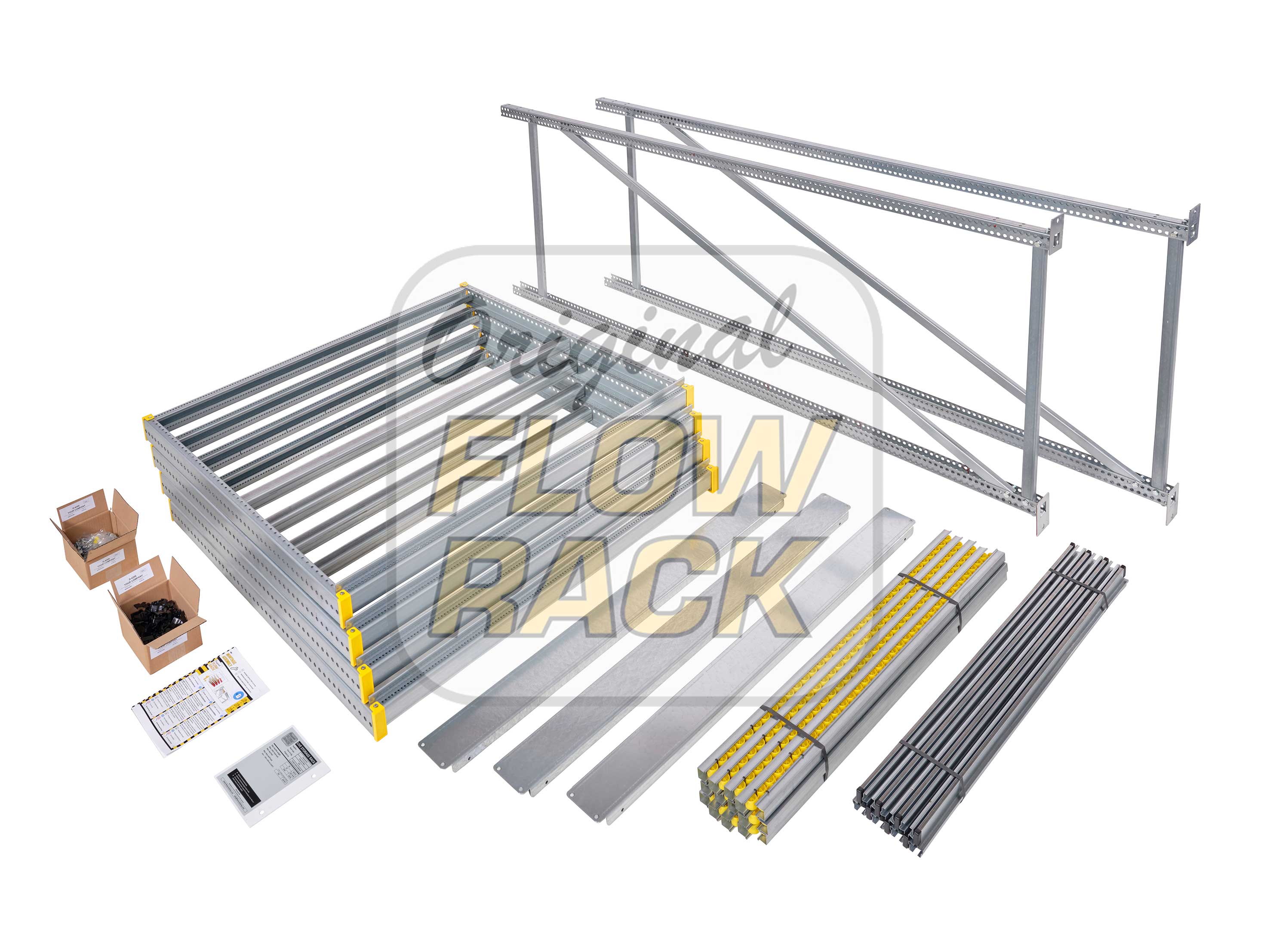 makkelijke montage flowrack doorrolstelling